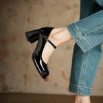 Elegant Handmade Leather Women's Shoes: Luxury Craftsmanship & Quality(Edsl3167)