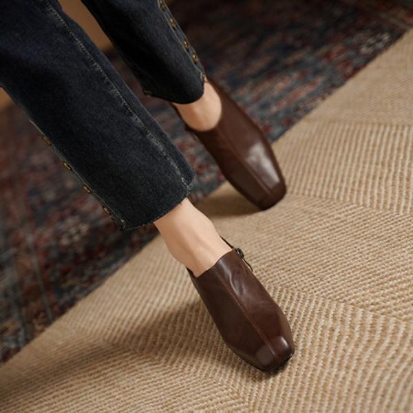 Handcrafted Luxury Leather Women's Shoes: Elegant Craftsmanship & Quality(Edsl3161)