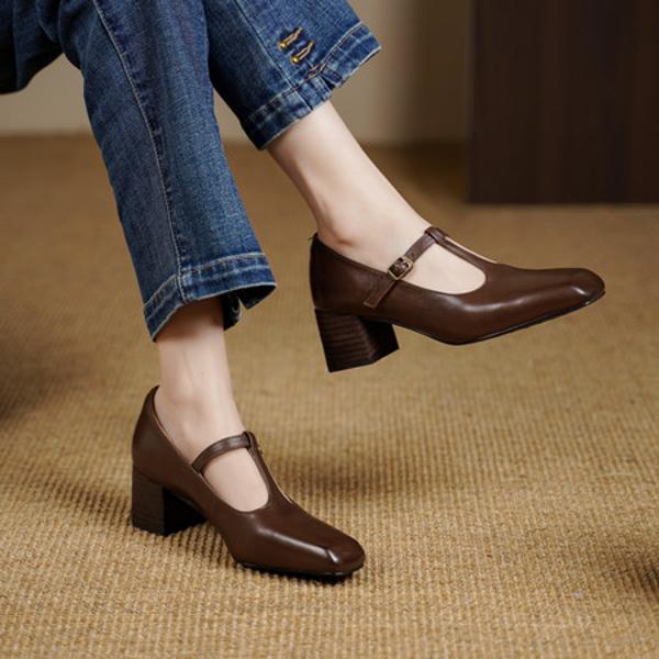 Exquisite Handcrafted Leather Women's Shoes: Luxury & Elegance Redefined(Edsl8月-63)