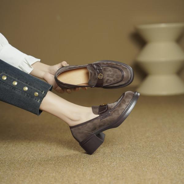 Handcrafted Luxury Leather Women's Shoes of Elegance(Edsl8月-71)