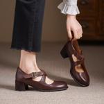 Exquisite Handcrafted Leather Women's Shoes: Luxury, Elegance, and Unmatched Quality(Edsl3182)