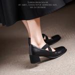 Handcrafted Luxury Leather Women's Shoes for Elegant Style(Edsl3180)
