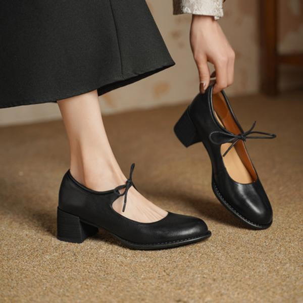 Elegant Artisan Leather Women’s Shoes: Luxurious Quality(Edsl3181)