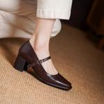 Elegant Handcrafted Leather Women’s Shoes - Luxurious Quality and Exquisite Craftsmanship(Edsl3187)