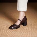 Elegant Handcrafted Leather Women’s Shoes - Luxurious Quality and Exquisite Craftsmanship(Edsl3187)