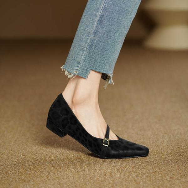 Exquisite Handcrafted Leather Shoes for Elegant Women(Edsl8月-93)