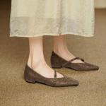 Exquisite Handcrafted Leather Shoes for Elegant Women(Edsl8月-93)