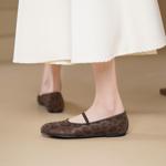 Handcrafted Luxury Leather Women's Shoes with Exquisite Craftsmanship(Edsl8月-26)