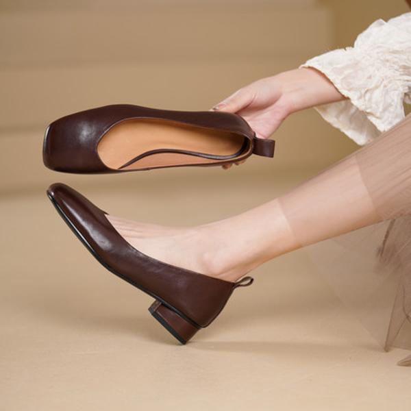 Exquisite Handcrafted Leather Women's Shoes: Elevate Your Elegance and Luxury.(Edsl3199)