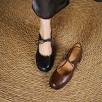 Exquisite Handcrafted Leather Women's Shoes: Luxury & Elegance(Edsl1月-81)