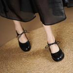 Exquisite Handcrafted Leather Women's Shoes: Luxury & Elegance(Edsl1月-81)