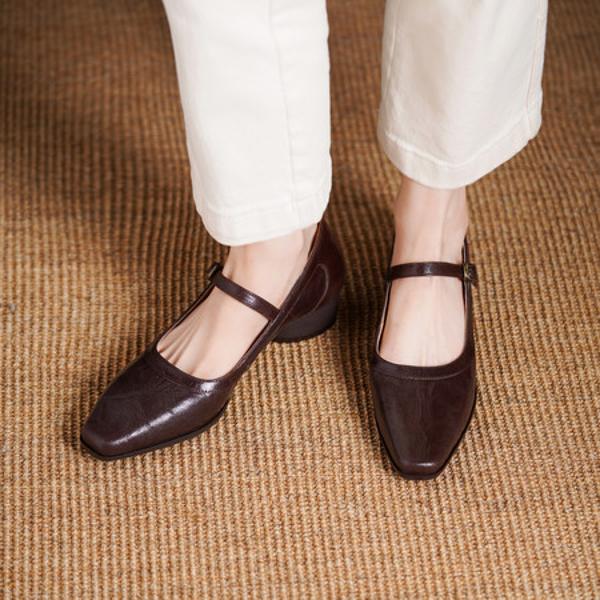 Luxurious Handcrafted Genuine Leather Women's Shoes(Edsl3185)