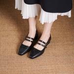 Handcrafted Genuine Leather Women's Shoes - Elegant Luxury with Exquisite Craftsmanship(Edsl3186)