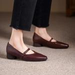 Handcrafted Luxury Leather Women's Shoes: Exquisite Craftsmanship and Elegance(Edsl3183)