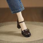 Exquisite Handmade Genuine Leather Women's Shoes for Elegance(Edsl3207)