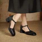 Luxury Handcrafted Leather Women’s Shoes for Elegance(Edsl3197)