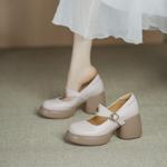 Handcrafted Luxury Leather Shoes for Elegant Women(Edsl3229)