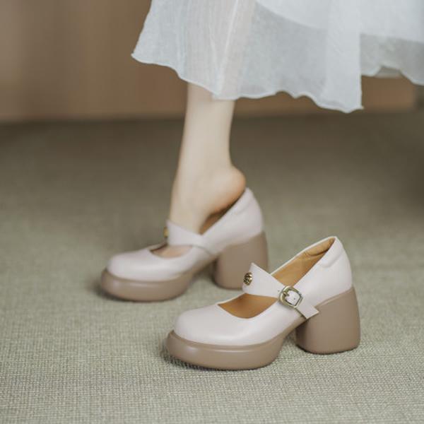 Handcrafted Luxury Leather Shoes for Elegant Women(Edsl3229)