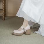 Handcrafted Luxury Leather Shoes for Elegant Women(Edsl3229)