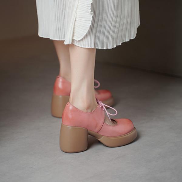 Handcrafted Luxury Leather Women's Shoes(Edsl3227)