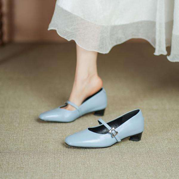 Handcrafted Luxury Leather Women's Shoes - Elegant Craftsmanship(Edsl3210)