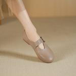 Handcrafted Genuine Leather Women's Shoes: Sophisticated Elegance and Quality(Edsl3231)