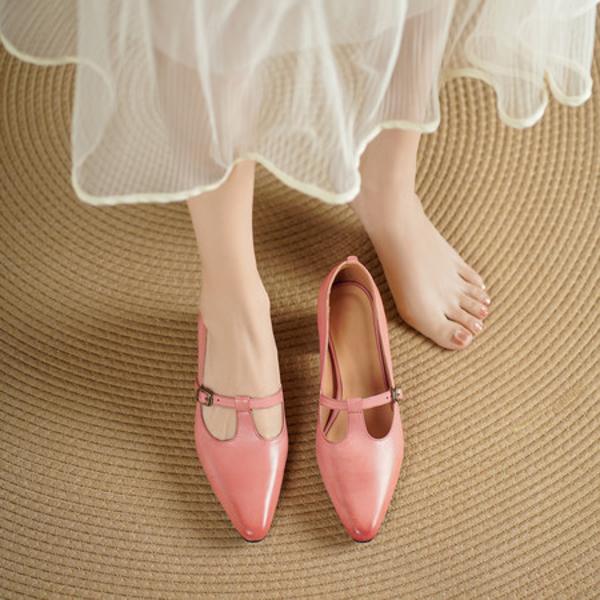 Exquisite Handcrafted Leather Women's Shoes: Luxury, Elegance, and Quality(Edsl3251)