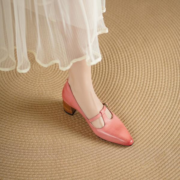 Exquisite Handcrafted Leather Women's Shoes: Luxury, Elegance, and Quality(Edsl3251)