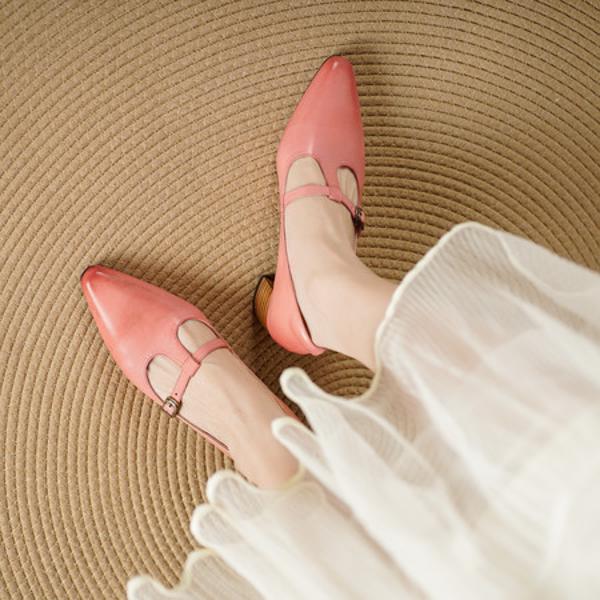 Exquisite Handcrafted Leather Women's Shoes: Luxury, Elegance, and Quality(Edsl3251)