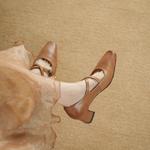 Exquisite Handcrafted Leather Women's Shoes - Elegant Luxury(Edsl3259)