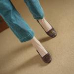 Luxurious Handmade Genuine Leather Women's Shoes: Exquisite Craftsmanship & Timeless Elegance(Edsl2923)