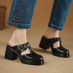 Elegant Handcrafted Leather Women's Shoes with Luxurious Quality and Craftsmanship(Edsl3265)