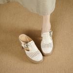 Handcrafted Luxury Leather Women's Shoes: Elegance in Every Stitch(Edsl3263)