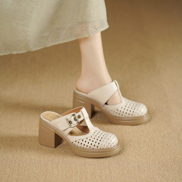 Exquisite Handcrafted Leather Women's Shoes for Elegant Luxe Styling(Edsl3262)