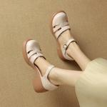 Exquisite Handcrafted Leather Women's Shoes: Elegant Luxury Quality(Edsl1月-95)