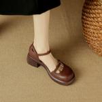 Luxury Handcrafted Leather Women's Shoes: Elegance Meets Quality Craftsmanship(Edsl1月-99)