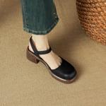 Exquisite Handcrafted Leather Women’s Shoes: Timeless Elegance(Edsl1月-97)