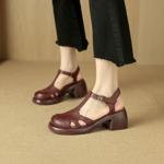 Handcrafted Genuine Leather Women's Shoes: Luxury and Elegance(Edsl1月-98)