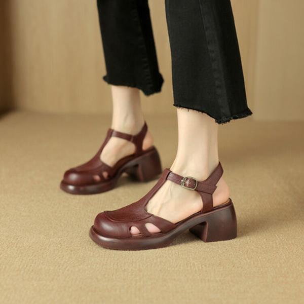 Handcrafted Genuine Leather Women's Shoes: Luxury and Elegance(Edsl1月-98)