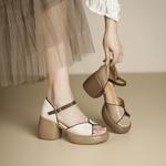 Handcrafted Luxury Leather Shoes for Elegant Women(Edsl3285)