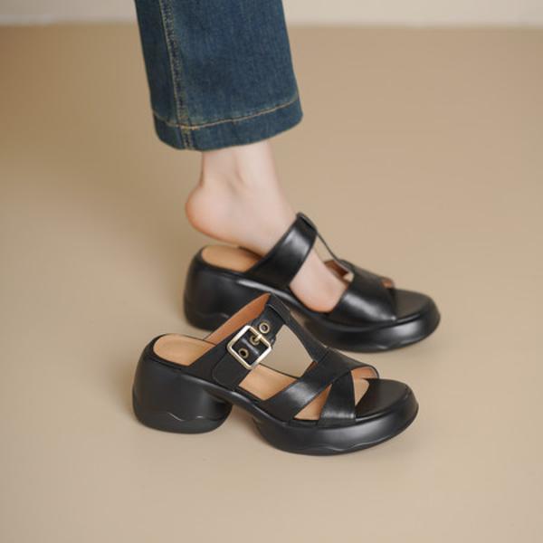 Elegant Handmade Leather Women's Shoes, Luxe Craftsmanship(Edsl3289)