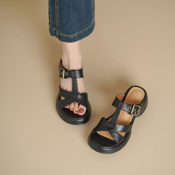 Elegant Handmade Leather Women's Shoes, Luxe Craftsmanship(Edsl3289)