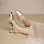 Handcrafted Luxury Leather Women's Shoes with Exquisite Quality(Edsl3296)