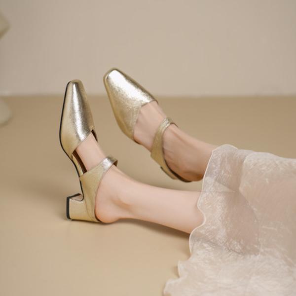 Handcrafted Luxury Leather Women's Shoes with Exquisite Quality(Edsl3296)