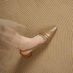 Luxury Handcrafted Leather Women's Shoes - Elegance Redefined(Edsl249-8)