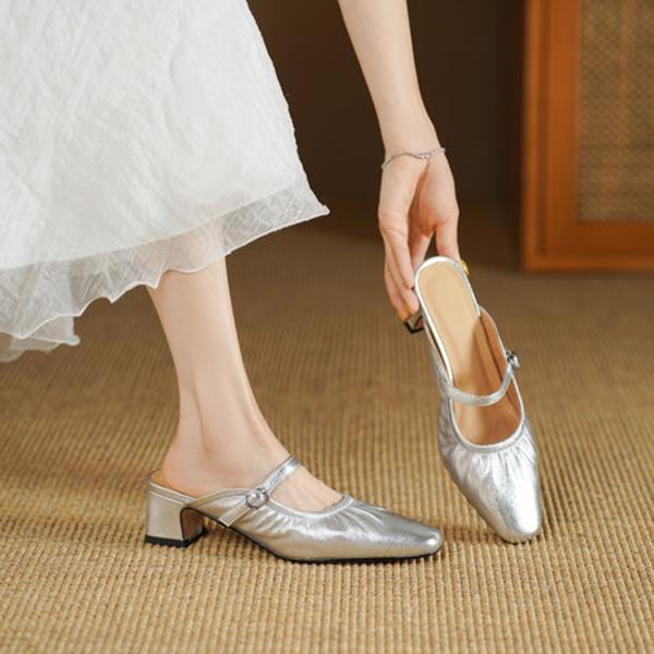 Exquisite Handcrafted Leather Women's Shoes: Elevate Your Elegance with Luxurious Quality(Edsl3297)