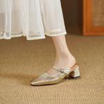 Exquisite Handcrafted Leather Women's Shoes: Elevate Your Elegance with Luxurious Quality(Edsl3297)