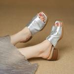 Elegant Handmade Leather Women's Shoes – Exquisite Craftsmanship(Edsl3303)