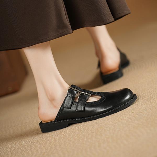 Exquisite Handmade Leather Women's Shoes: Luxury and Elegance(Edsl3308)