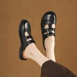 Exquisite Handmade Leather Women's Shoes: Luxury and Elegance(Edsl3308)